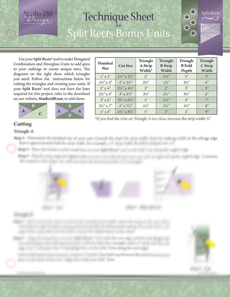 Split Rects Bonus Units Technique Sheet-Studio 180