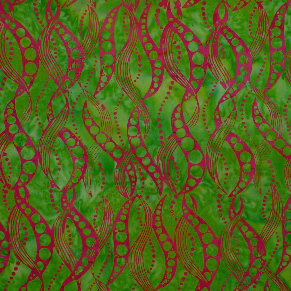 Tiger Lilly Citron Pink Batik