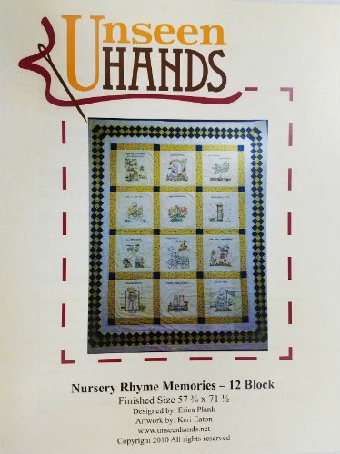 SALE - Unseen Hands Nursery Rhyme Memories Lap Quilt