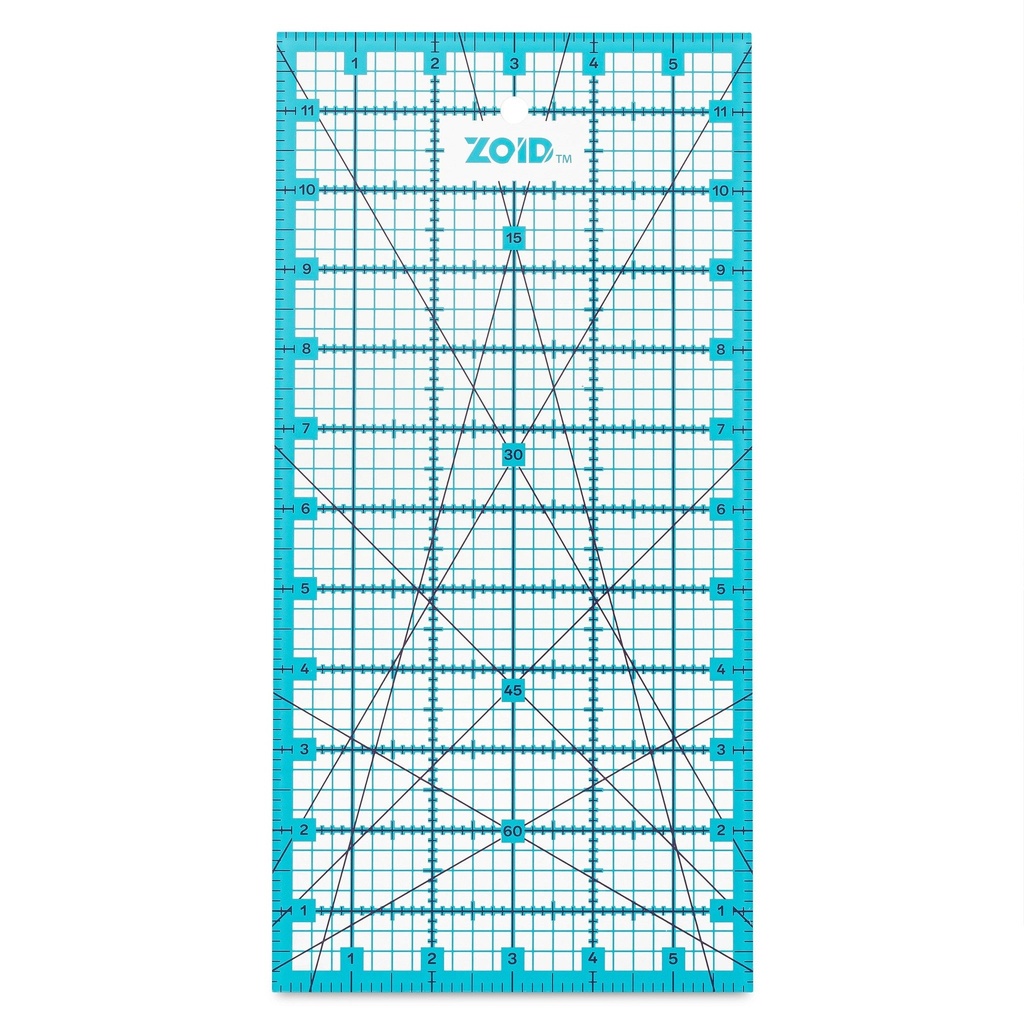 SALE -ZOID 6in x 12in Non-Slip Ruler