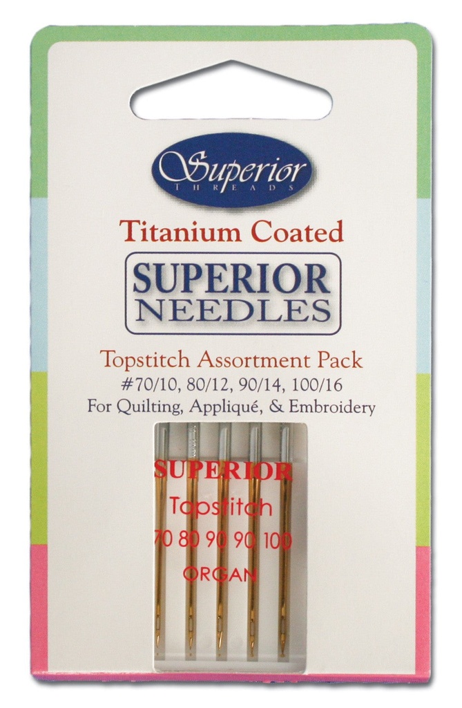 Superior Totpstitch Machine Needle Assortment Pack 5ct