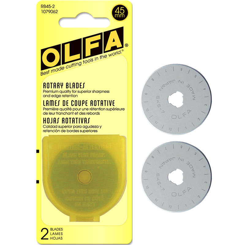 Olfa RB45-2 Rotary Blade 45MM, 2/PK