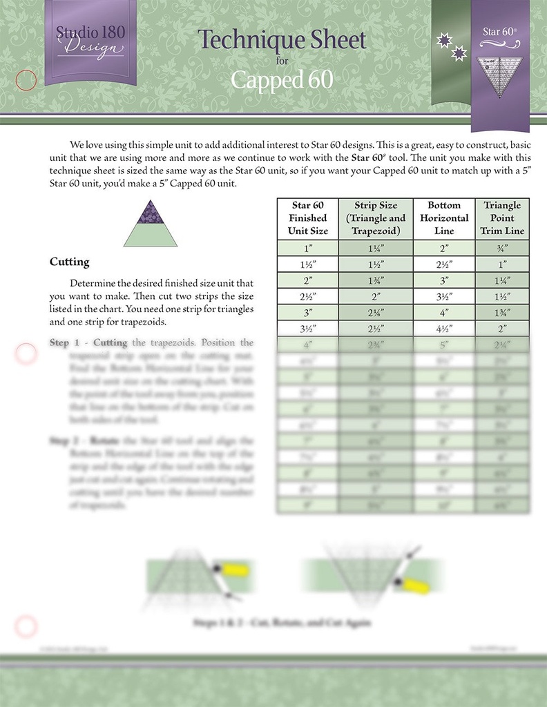 Capped 60 Technique Sheet-Studio 180