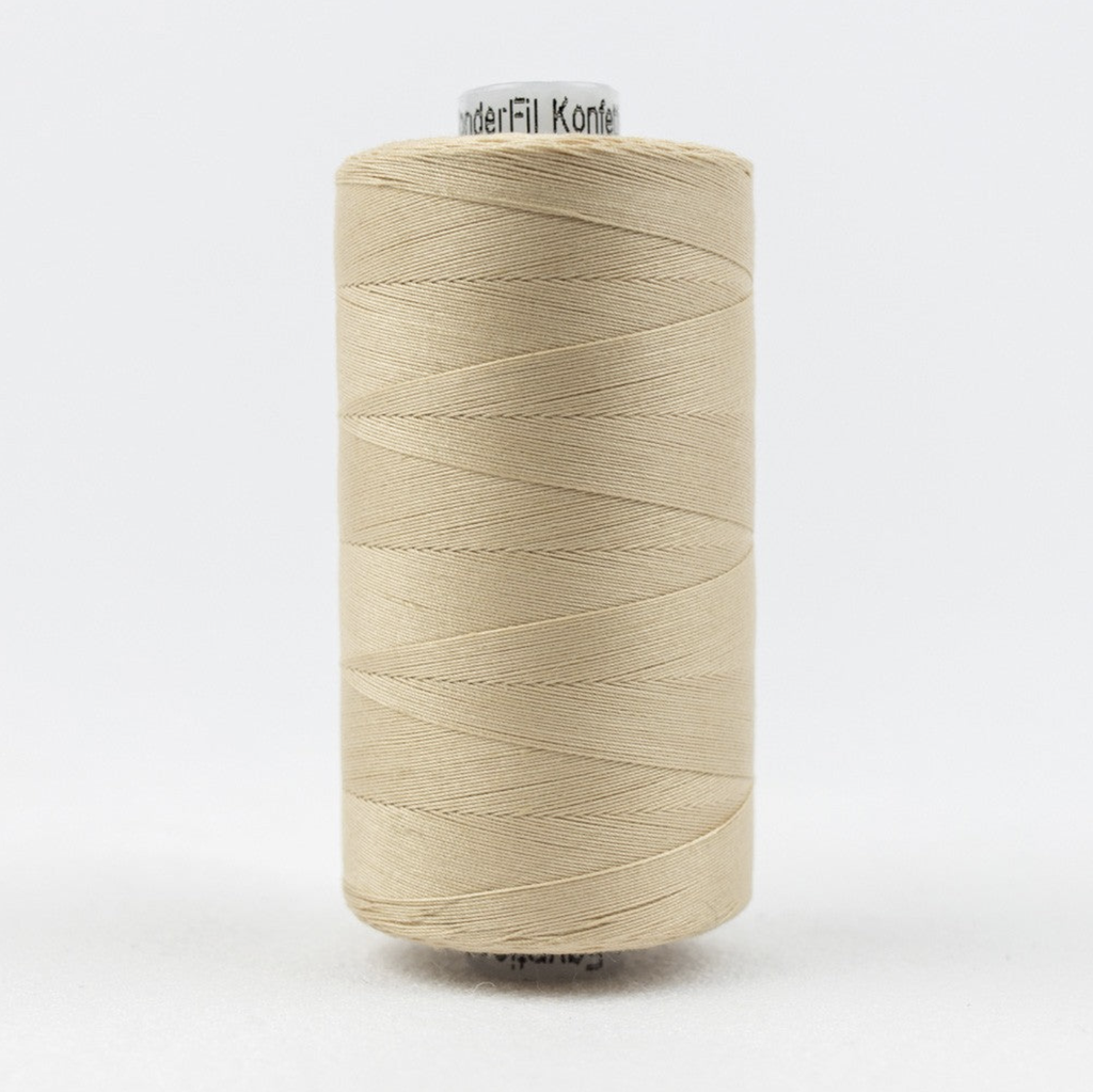 Konfetti Solid 50wt Cotton Thread 1000m Nude