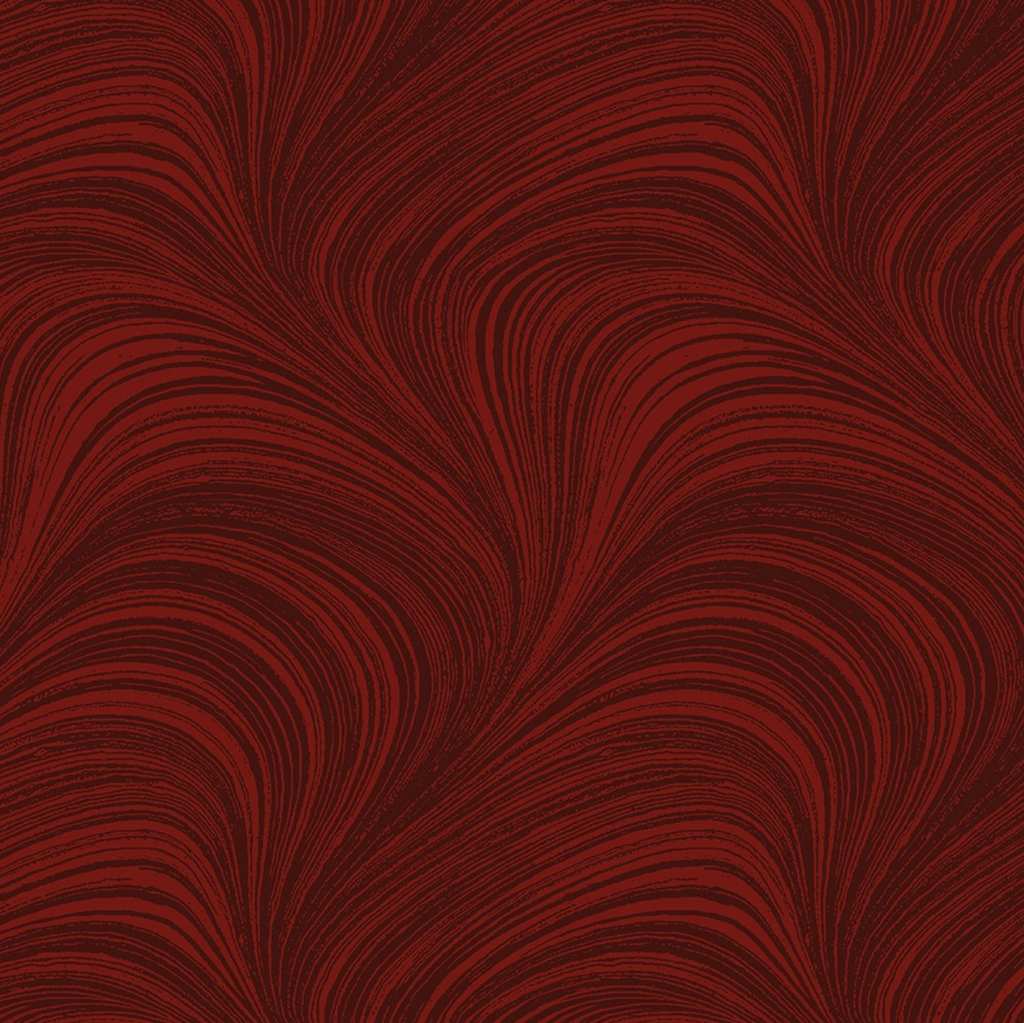 108" Wide Dark Red Wave Texture