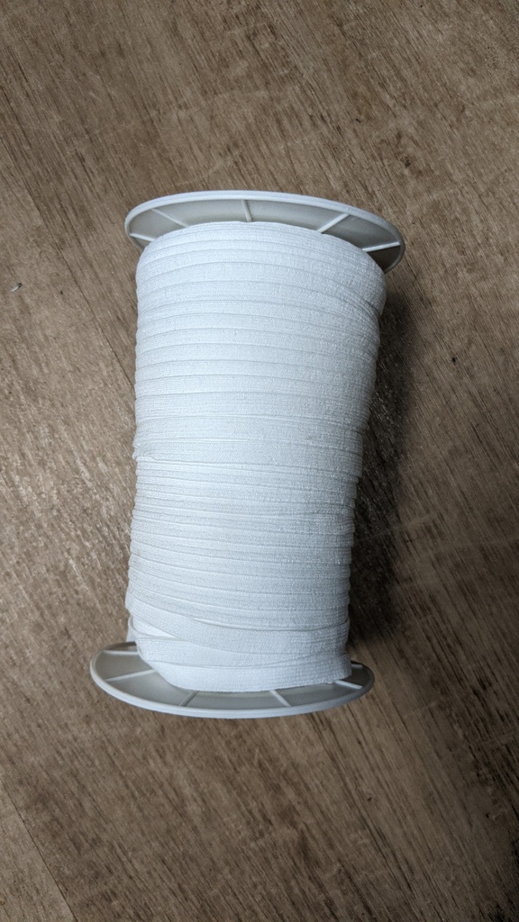 SALE - White Elastic (yardage)