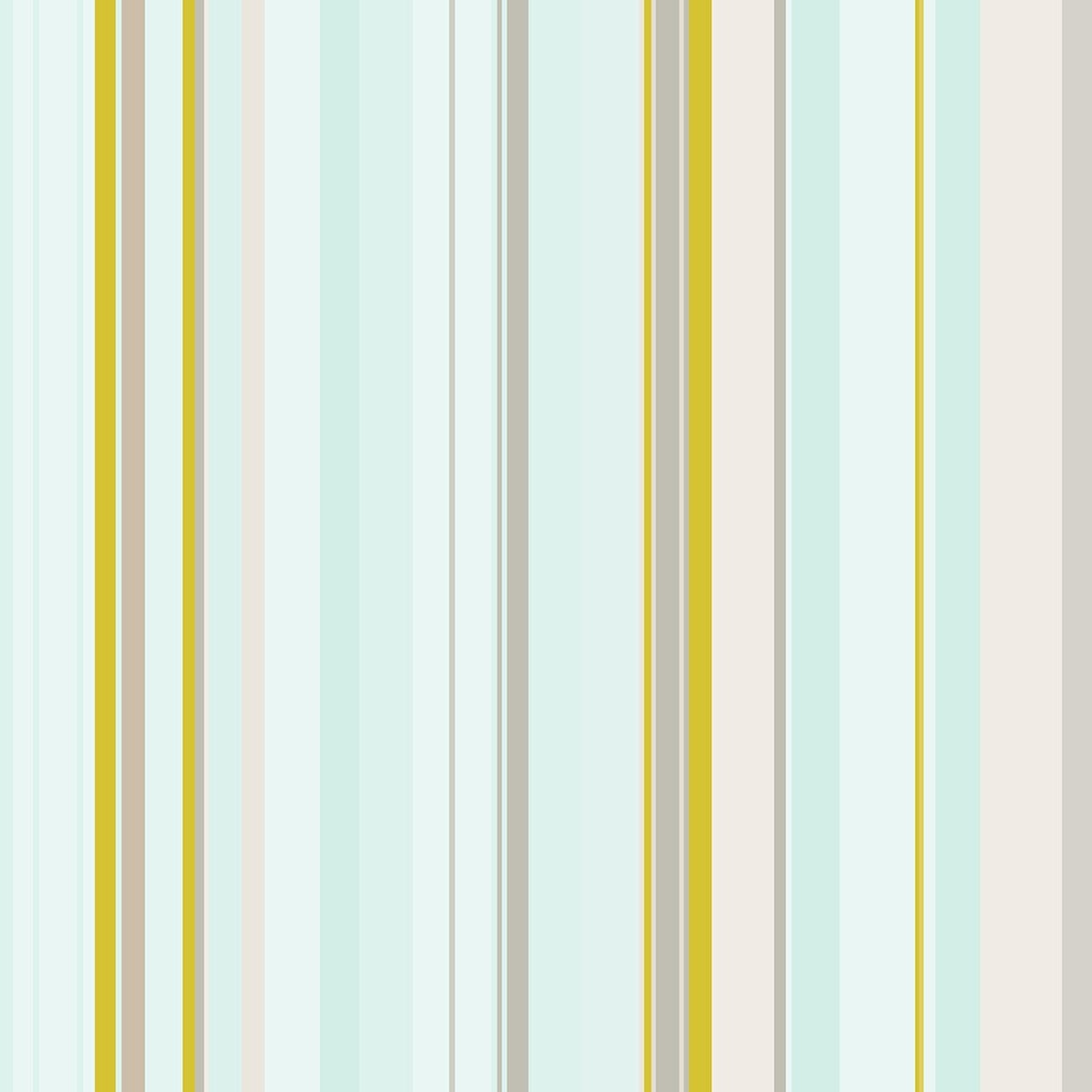 Boho Garden Stripe Light Aqua