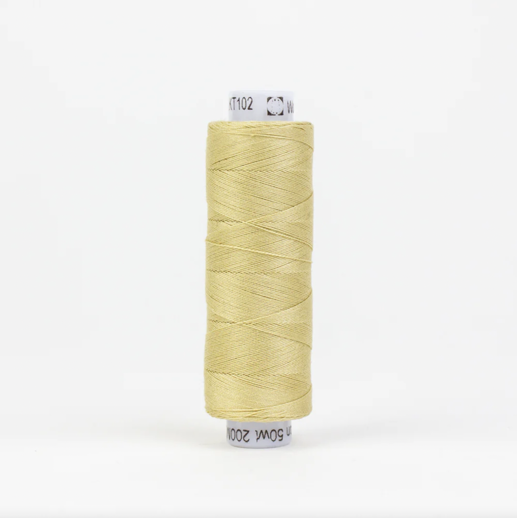 Konfetti Solid 50wt Cotton Thread 200m Ecru