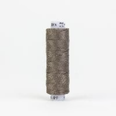 Konfetti Solid 50wt Cotton Thread 200m Brown/Grey