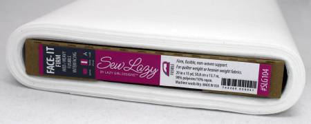 Sew Lazy Face It Firm Med/Heavy Fusible Interfacing 20in