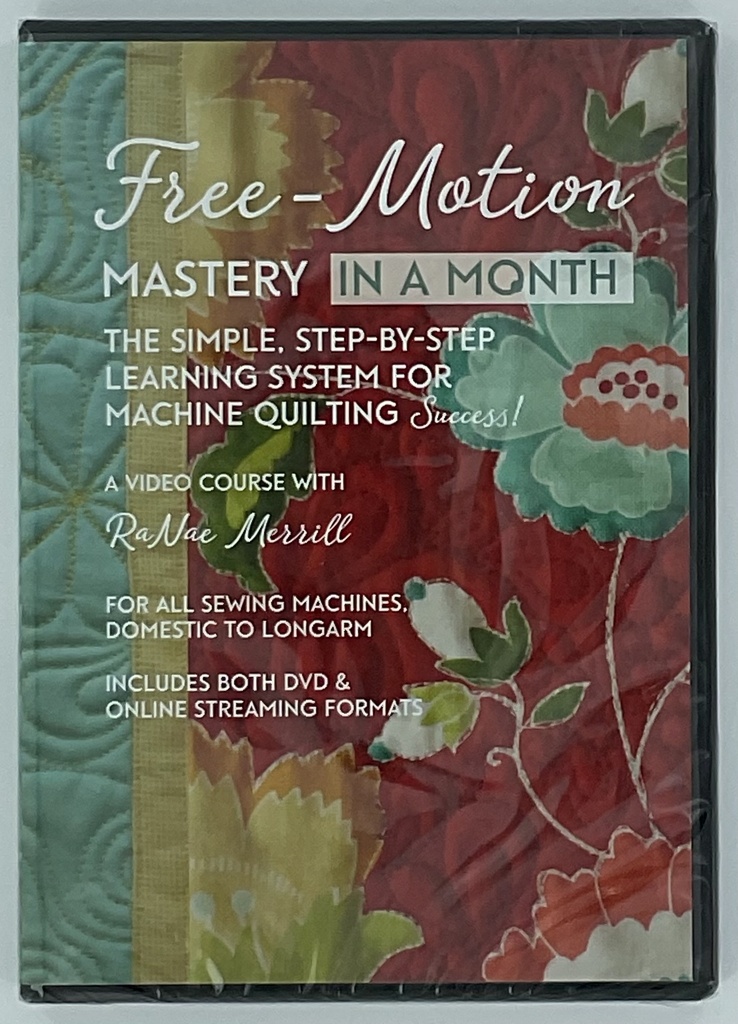 SALE - Free-Motion Mastery in a Month - Video - DVD