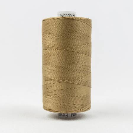 Konfetti Solid 50wt Cotton Thread 1000m Beige