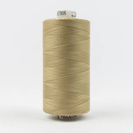 Konfetti Solid 50wt Cotton Thread 1000m Dark Ecru