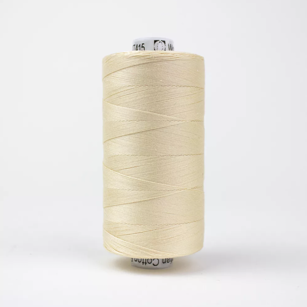 Konfetti Solid 50wt Cotton Thread 1000m Cookie Dough