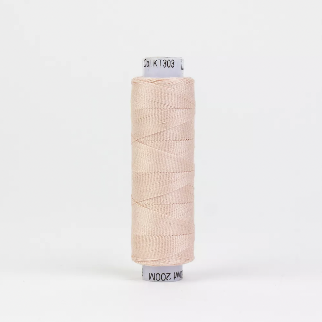 Konfetti Solid 50wt Cotton Thread 200m Baby Pink