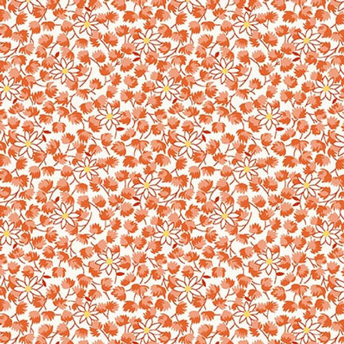 Nana Mae 8 Peach Abstract Floral