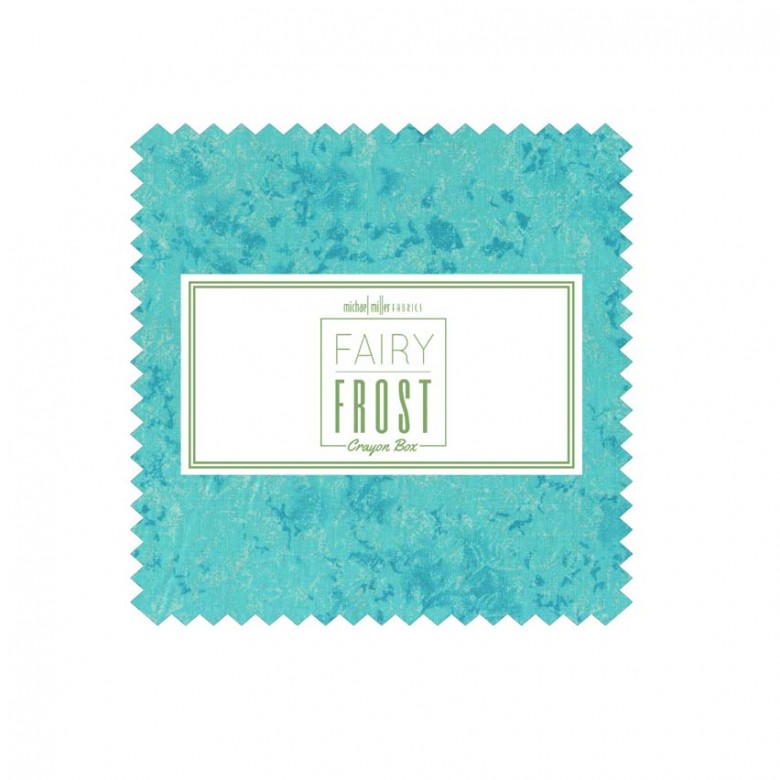 5" Squares Fairy Frost Crayon Box - 42pcs