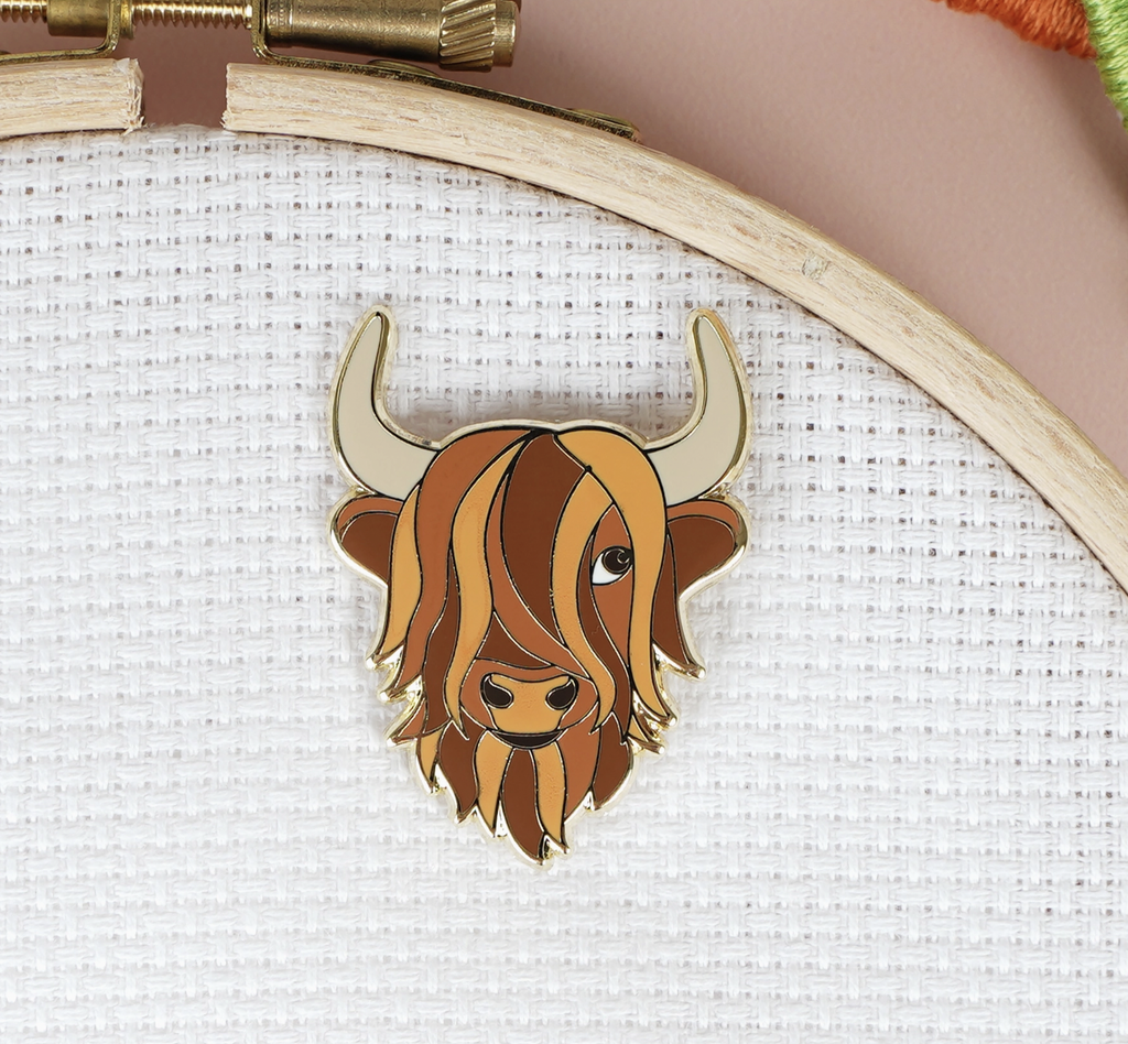 Needle Minder - Highland Cow