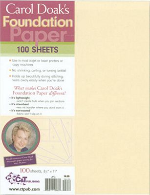 [79098] Carol Doak's Foundation Paper - 100 sheets