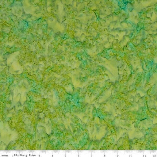 [BTHH225] Expressions Batiks Hand-Dyes Turquoise Green Multi