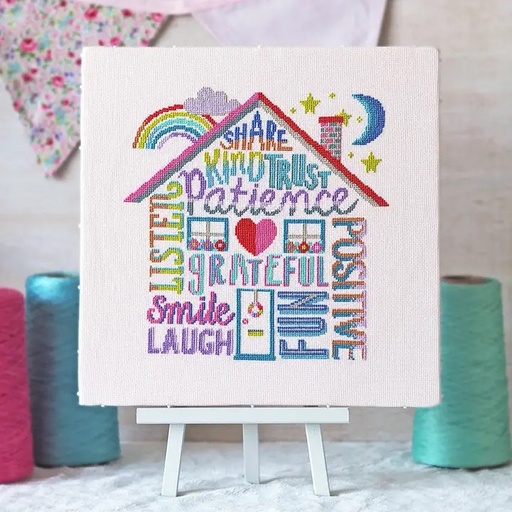 [PR3002-14] Positivity Rules - Cross Stitch Kit