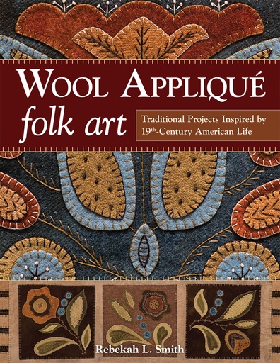 [11079] Wool Applique Folk Art