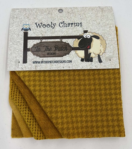 [WC4513] Wooly Charms 5" x 5" Goldenrod