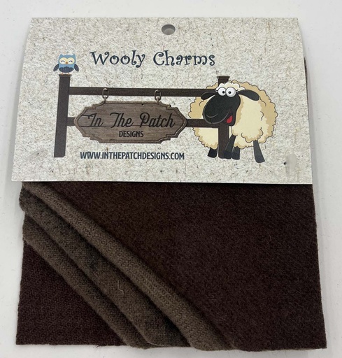 [WC4610] Wooly Charms 5" x 5" Warm Brown