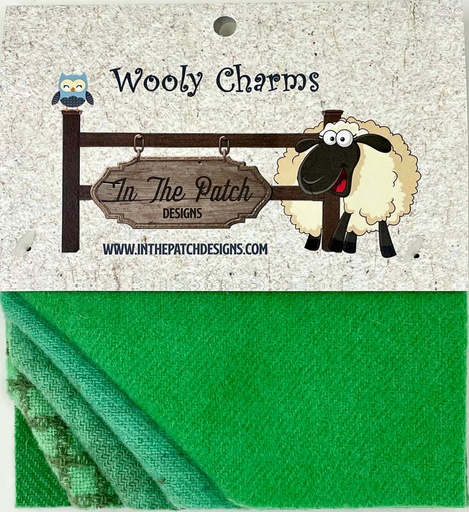 [WC5705] Wooly Charms 5" x 5" Spearmint