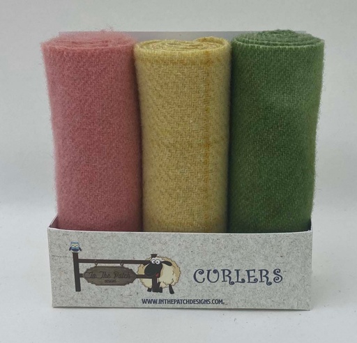 [WCL2237] Wool Curlers 4in X 16in Peaches