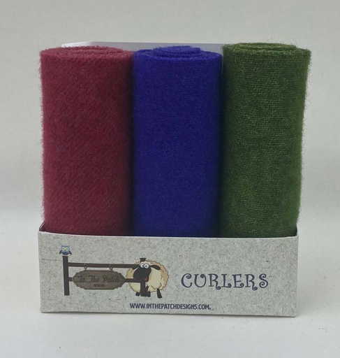 [WCL2242] Wool Curlers 4in X 16in Vineyard