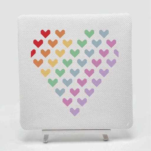 [CSP028-HOH] Heart of Hearts Cross Stitch - Chart only