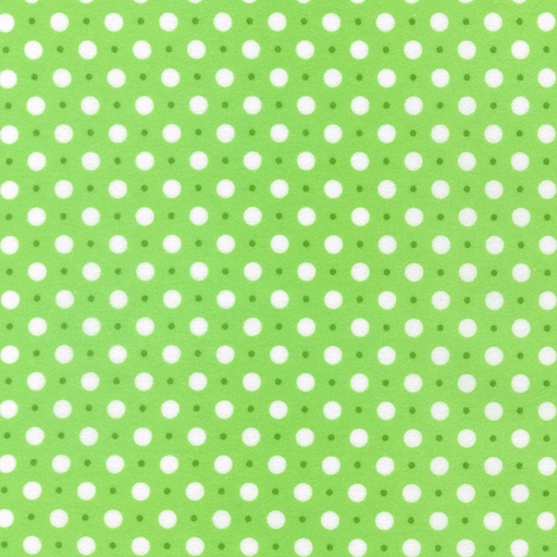 [FLHF204547] Dots Green Flannel
