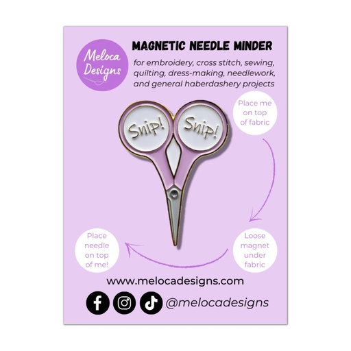 [NM010-EMB] Embroidery Scissors Needle Minder