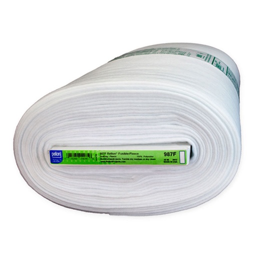 [987F WHITE] Pellon 987F - Fusible Fleece 45" Wide