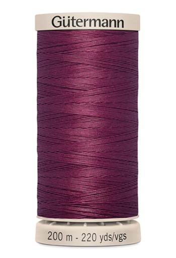 [738219-2833] SALE - Hand Quilting Cotton Thread 200m/219yds Wine