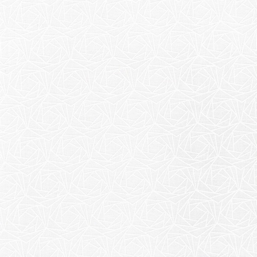 [SRK-21064-1] Jardin Noir Geometric White