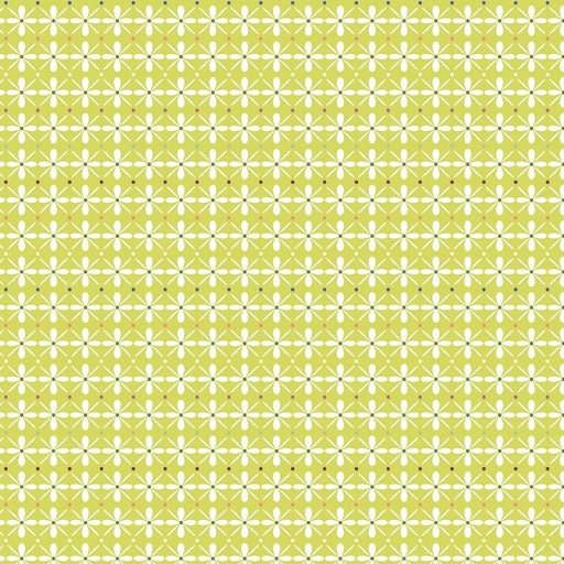[R250232D-LIME] Lime Pretty Stitches - Marcus Fabrics