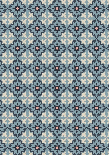 [A663.3] Mojolica Multi Tile Blue