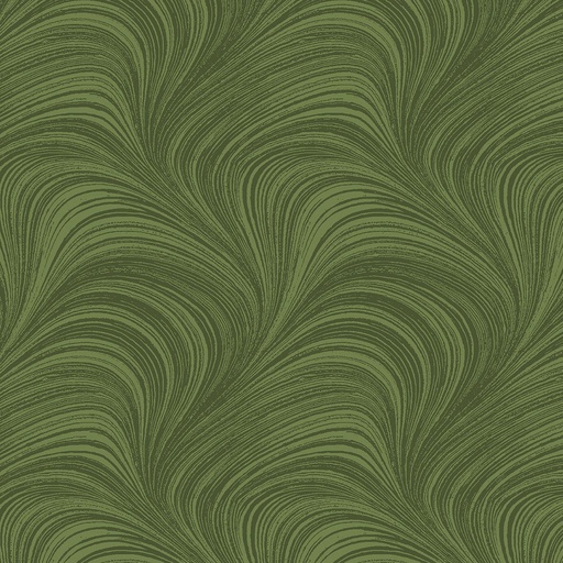 [2966-43] Medium Green Wave Texture