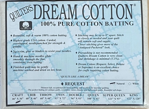 [N3CF] N3 Natural Dream Cotton Request - Thinnest Loft - Craft