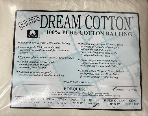 [N3Q] N3 Natural Dream Cotton Request - Thinnest Loft - Queen