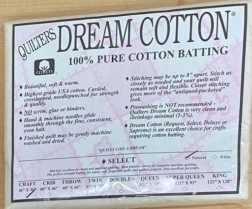 [N4CF] N4 Natural Dream Cotton Select - Mid Loft - Craft