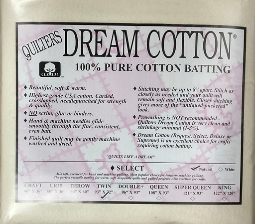 [N4TN] N4 Natural Dream Cotton Select - Mid Loft - Twin