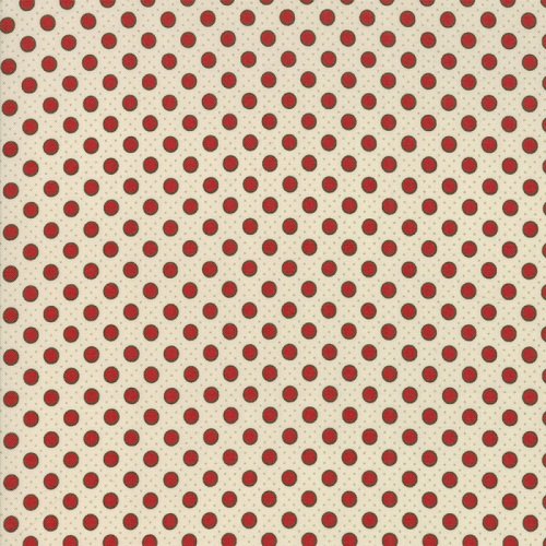 [70R017] Petite Maisons De Noel Red Dots