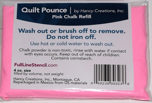 [Q10B] Quilt Pounce Pink Chalk Refill 4 oz