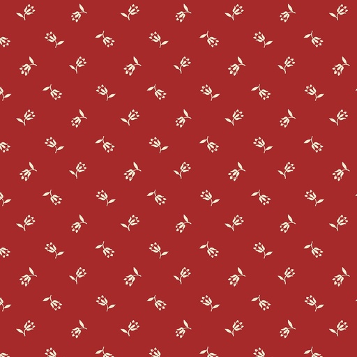 [R3123-RED] Red Tilly's Tulips Reproduction