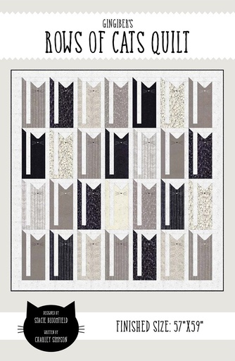 [GB009] Rows of Cats Pattern