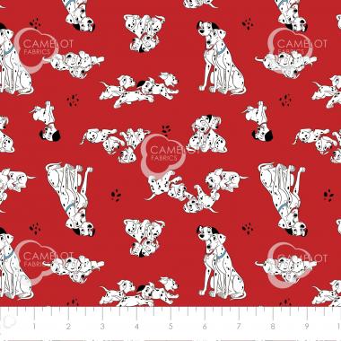 [85010201 03] SALE - Disney 101 Dalmatians Family Portrait Red