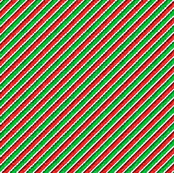 [1649 28872 RG 150] SALE-Green & Red Diagonal Stripe Fabric